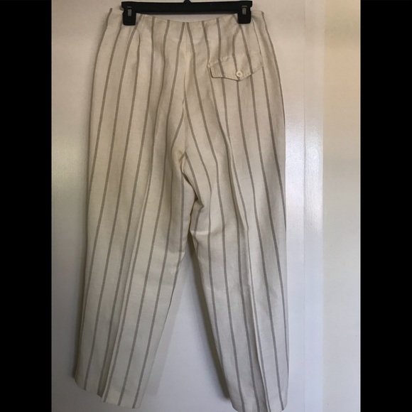 LARRY LEVINE P , 55% linen pants  ,6P size ! - Picture 10 of 10